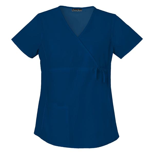 Cherokee Workwear Shirt Scrub 2892 Womens Small Navy Ea - 2892-NVYB-S