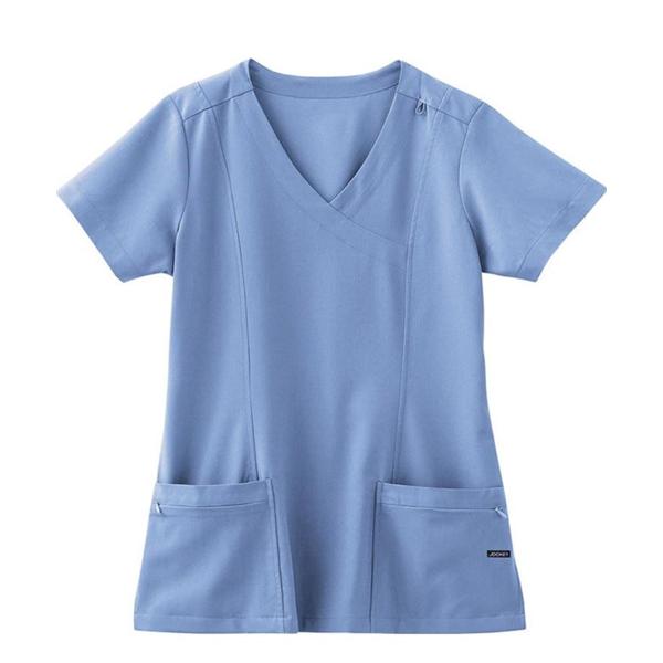 Jockey (TM) Scrubs Shirt Scrub Jockey Womens Medium Ceil Blue Ea - 2306-046-M