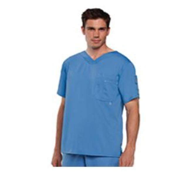 Grey's Anatomy (TM) Shirt Scrub Greys Anatomy 0107 Mens Medium Ceil Blue Each - 0107-40-M