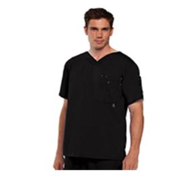 Grey's Anatomy (TM) Shirt Scrub Greys Anatomy 0107 Mens 3X Large Black Each - 0107X-01-3X