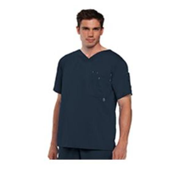 Grey's Anatomy (TM) Shirt Scrub Greys Anatomy 0107 Mens 5X Large Steel Grey Each - 0107X-905-5X