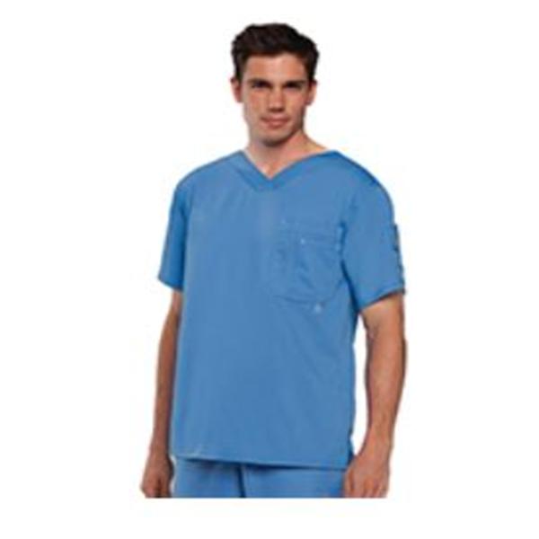 Grey's Anatomy (TM) Shirt Scrub Greys Anatomy 0107 Mens 2X Large Ceil Blue Each - 0107X-40-2X