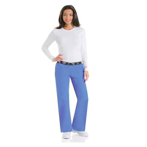 Urbane (TM) Scrub Pant Urbane Work It Womens Medium Petite Aqua Ea - 9704-AQBP-PMD
