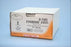 Ethibond - Suture with Needle Nonabsorbable Coated Green / White Suture Braided Polyester Size 2 27 Inch Suture Double-Armed 22 mm Length 1/2 Circle Taper Point Needle - D7485