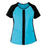 Strategic Partners Shirt Scrub Cherokee Womens 2X Large Turquoise Ea - 2805-TRQB-2XL