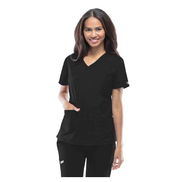 Cherokee Workwear Shirt Scrub Cherokee Womens 3X Large Black Ea - 4710-BLKW-3XL