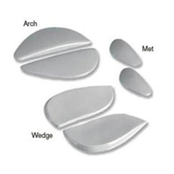 Viscolas. Wedge Insole Align Heel White Size Large 6Pr/Pike - 6073