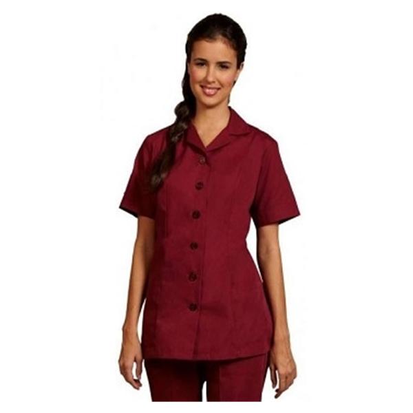 Fashion Seal Shirt Scrub Princess Womens Medium Burgundy Ea - 315-MEDIUM