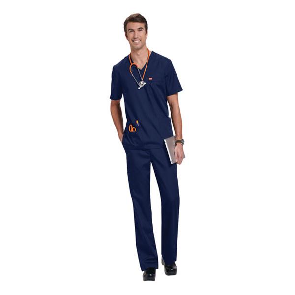 Orange Standard Shirt Scrub Orange Standard G3107 Balboa Unisex X-Small Navy Ea - G3107-12-XS
