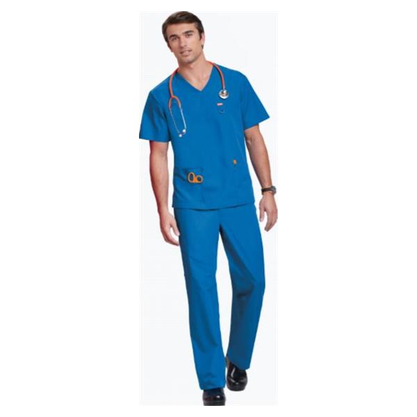 Orange Standard Shirt Scrub Orange Standard G3107 Balboa Unisex 2X Large Royal Blue Ea - G3107-20-2XL