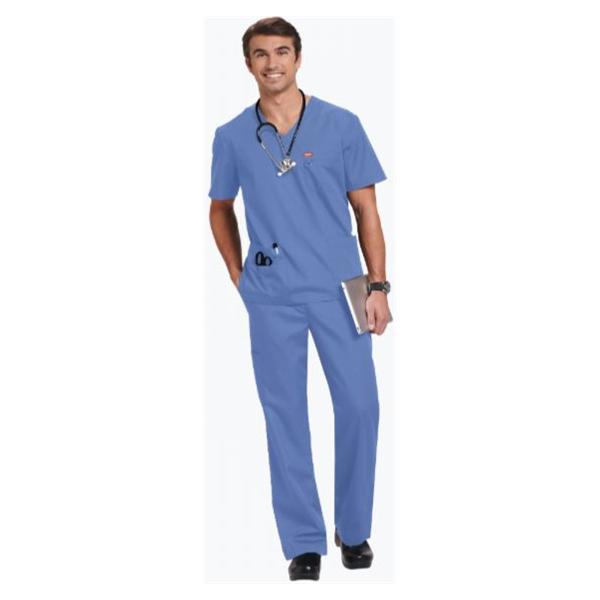 Orange Standard Shirt Scrub Orange Standard G3107 Balboa Unisex Small Ceil Blue Ea - G3107-42-S