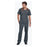 Orange Standard Shirt Scrub Orange Standard G3107 Balboa Unisex 2X Large Charcoal Ea - G3107-77-2XL
