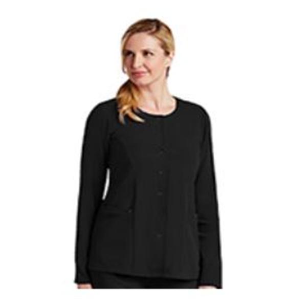 Grey's Anatomy (TM) Jacket Warm-Up Poly/Ryn/Spndx Greys Anatomy W Blk Md 2Pckt Each - 2407-01-M