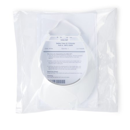 Molded Products - Face Shield Kit One Size Fits Most Full Length Anti-fog Reusable NonSterile - MPC-300-W