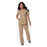 Koi by Kathy Peterson Shirt Scrub 247 Nicole Womens Large Camel Ea - 247-07-L