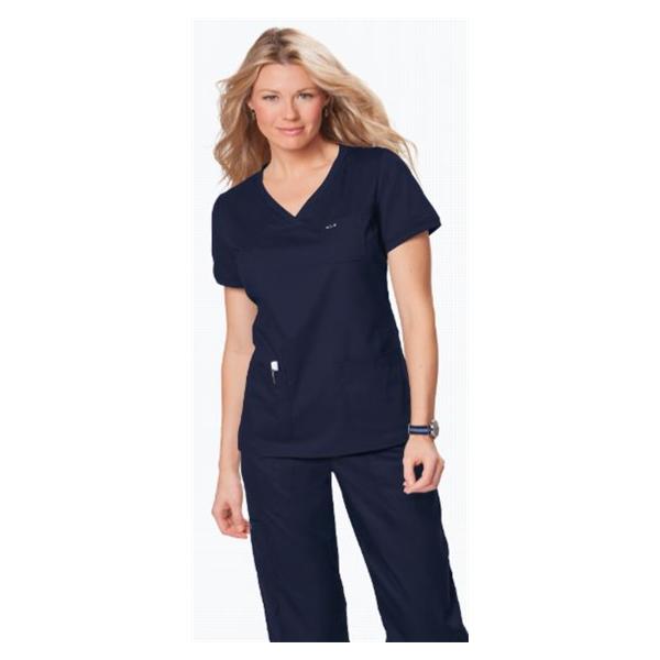 Koi by Kathy Peterson Shirt Scrub 247 Nicole Womens Medium Navy Ea - 247-12-M