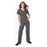 Koi by Kathy Peterson Shirt Scrub 247 Nicole Womens Large Steel Grey Ea - 247-24-L
