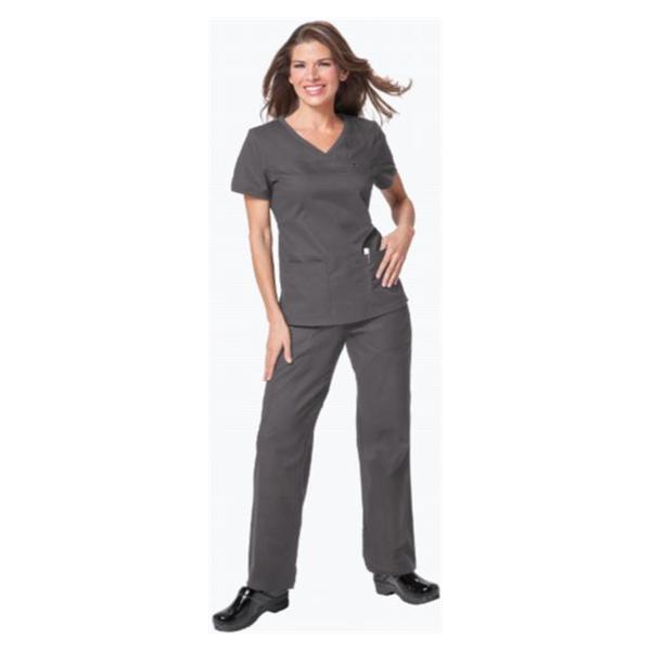 Koi by Kathy Peterson Shirt Scrub 247 Nicole Womens X-Large Steel Grey Ea - 247-24-XL