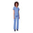 Koi by Kathy Peterson Shirt Scrub 247 Nicole Womens X-Small Ceil Blue Ea - 247-42-XS