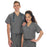 Jockey (TM) Scrubs Shirt Scrub Jockey 2200 Unisex Medium Pewter Ea - 2200-1054-M