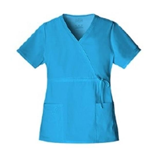 Strategic Partners Shirt Scrub Cherokee Womens 2X Large Turquoise Ea - 4748-TRQW-2XL