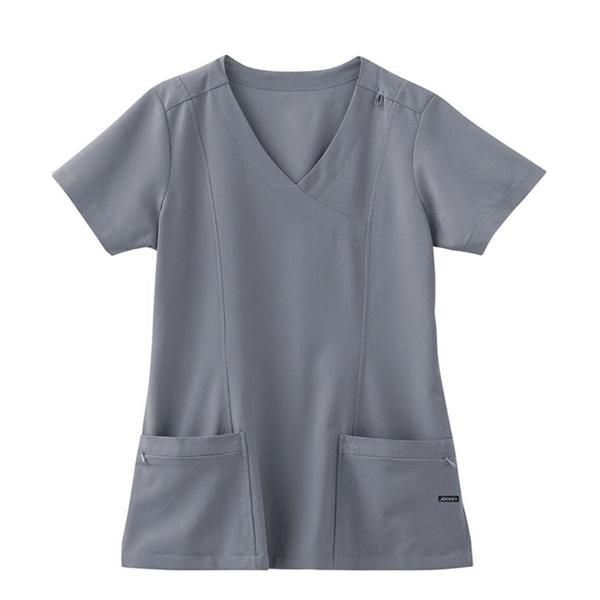 Jockey (TM) Scrubs Shirt Scrub Jockey Womens Small Pewter Ea - 2306-1054-S
