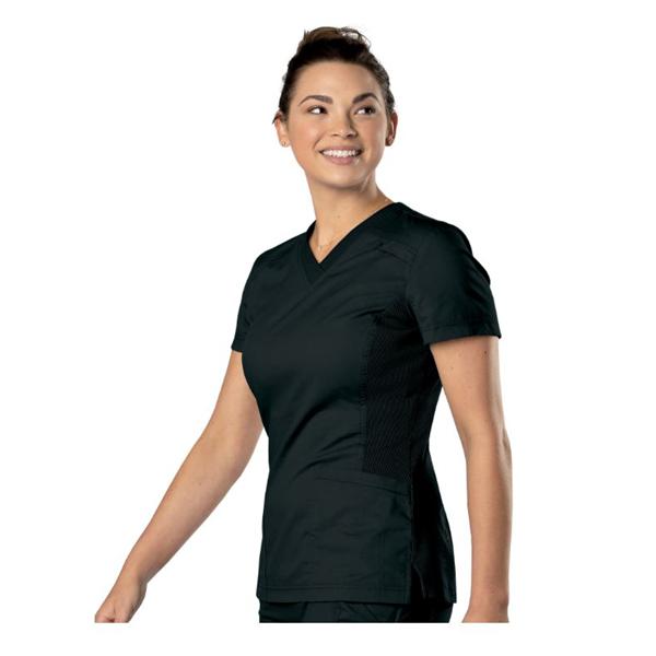 ScrubZone (R) by Landau Shirt Scrub Unisex X-Small Black Ea - 71221BKPXS