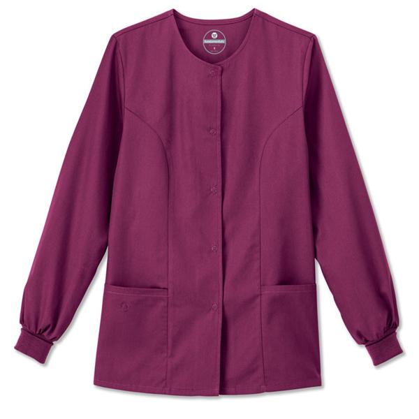 White Swan Uniform. Jacket Warm-Up 65% Polyester / 35% Cotton With Soil Release W Wn Xl 28" 2Pckt Ea - 14740-038-XL