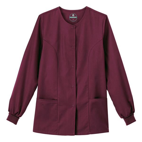 White Swan Uniform. Jacket Warm-Up 65% Polyester / 35% Cotton With Soil Release W Wn Xs 28" 2Pckt Ea - 14740-038-XS