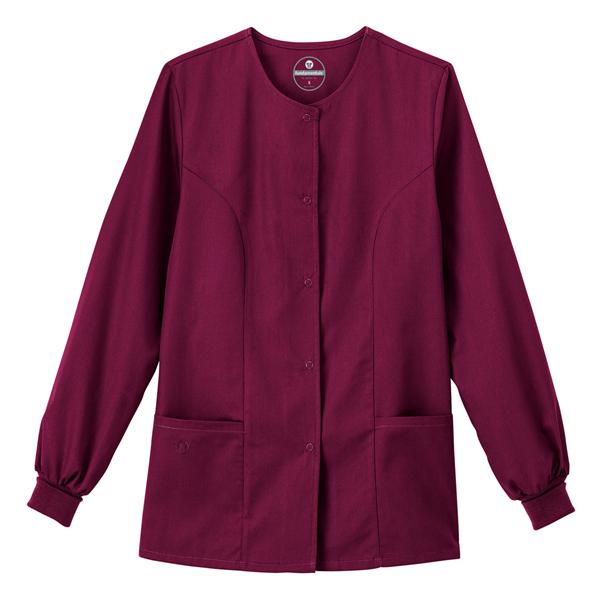 White Swan Uniform. Jacket Warm-Up Poly/Ctn W Wn 2Xl 28" 2Pckt Ea - 14740-0382XL