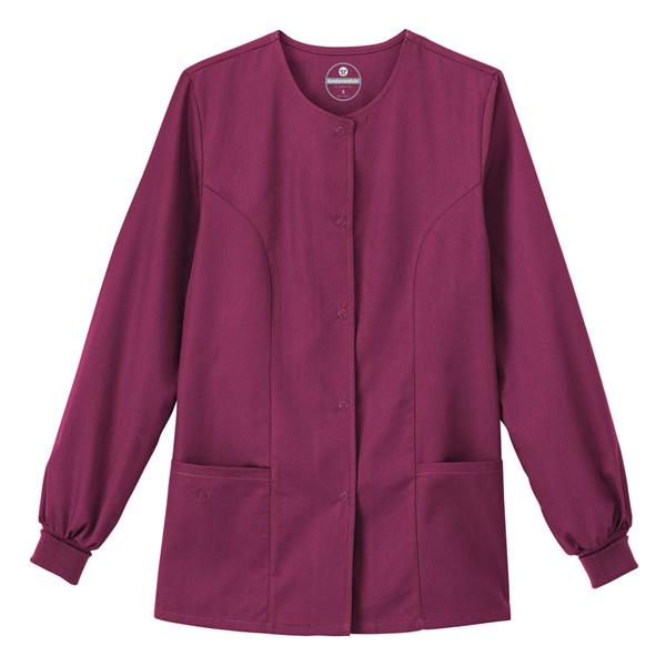 White Swan Uniform. Jacket Warm-Up Poly/Ctn W Wn 3Xl 28" 2Pckt Ea - 14740-0383XL