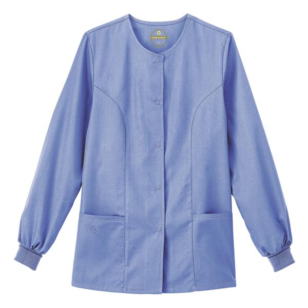 White Swan Uniform. Jacket Warm-Up Poly/Ctn W Ceil 3Xl 28" 2Pckt Ea - 14740-0463XL