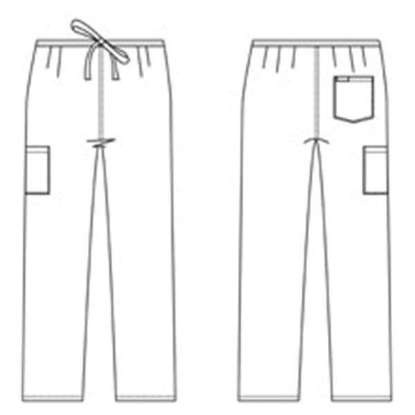 White Swan Uniform. Scrub Pant 14920 Unisex X-Small Black Ea - 14920-015-XS