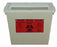Bemis Sentinel - Sharps Container 8-5/8 H X 11-5/8 L X 7-3/4 W Inch 2 Gallon Translucent Base / Translucent Lid Horizontal Entry Flap Lid - 102 020