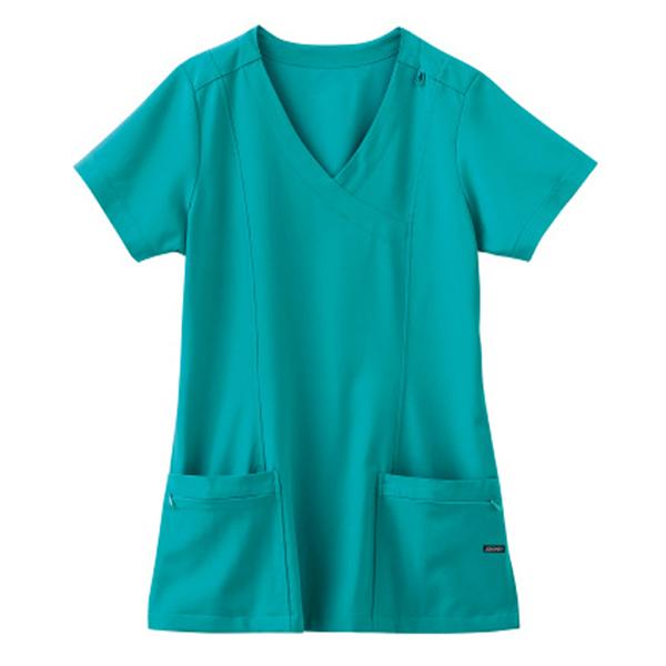 White Swan Uniform. Shirt Scrub Jockey 2306 Womens 3X Large Teal Ea - 2306-017-3XL