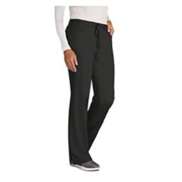 Grey's Anatomy (TM) Pant Scrub Poly/Ryn Grey'S Anatomy W Blk 2Xl Pet Nrvrsbl 5Pckt Ea - 4232-01-2XLP