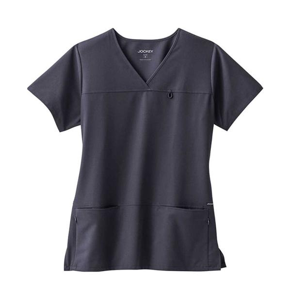 Jockey (TM) Scrubs Shirt Scrub Jockey 2299 Womens 3X Large Charcoal Ea - 2299-10043XL