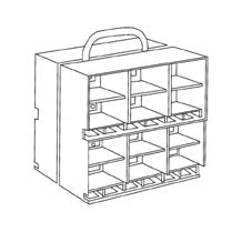 J & J Healthcare Systems Portable Suture Storage Rack 15-3/8 X 12-1/4 X 16-3/4 Inch, 2 - Sided - PCR2