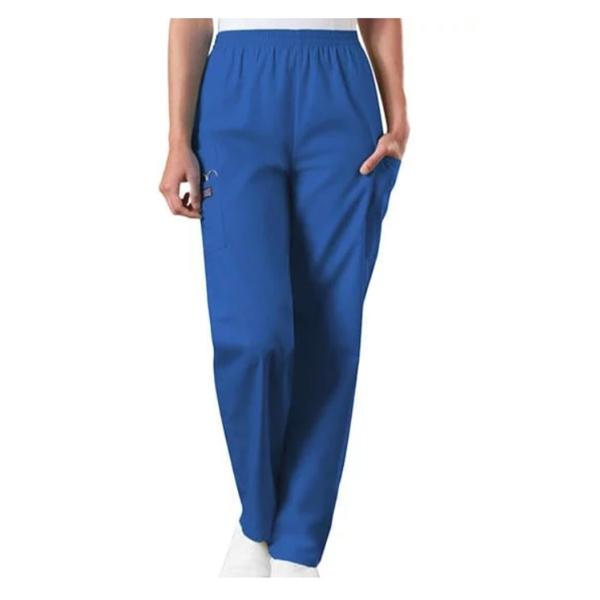 Cherokee Workwear Pant Scrub Cherokee 4200 Womens Medium Tall Royal Blue Ea - 4200T-ROYW-M