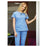 koi Design Scrub Top Koi Lite Serenity X-Small True Ceil Ea - 317-042-XS