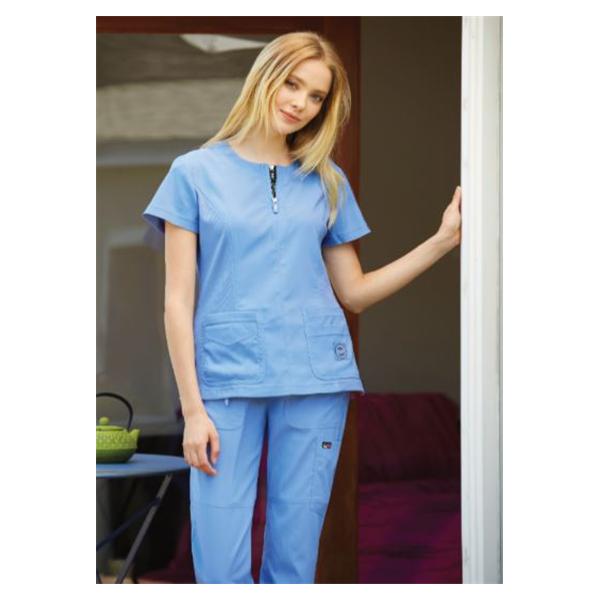 koi Design Scrub Top Koi Lite Serenity Small True Ceil Ea - 317-042-S