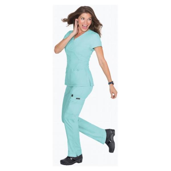 koi Design Scrub Top Koi Mackenzie Womens Medium Turquoise Ea - 204-059-M