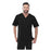Cherokee Workwear Scrub Top Cherokee Luxe Mens Medium Black Ea - 1929-BLKV-M