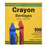 ASO - Adhesive Strip 3/4 X 3 Inch Plastic Rectangle Kid Design (Assorted Crayon) Sterile - CRA5261-012-000