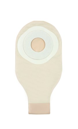 ActiveLife - Colostomy Pouch One-Piece System 12 Inch Length 3/4 to 2-1/2 Inch Stoma Drainable Flat, Trim To Fit - 025433