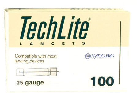 Arkray USA Techlite Lancet TechLite Adjustable Depth Lancet Needle 2.8 to 3.1 mm Depth 25 Gauge - 880125