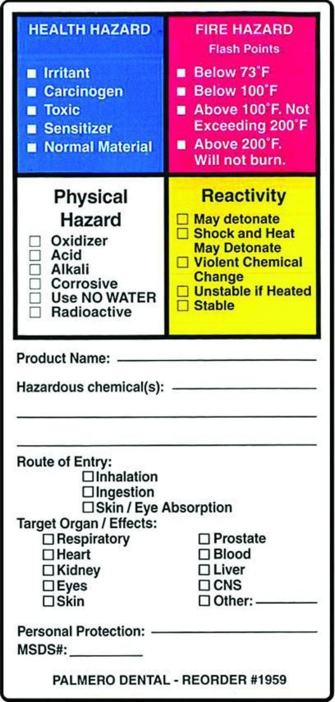 Material Labels