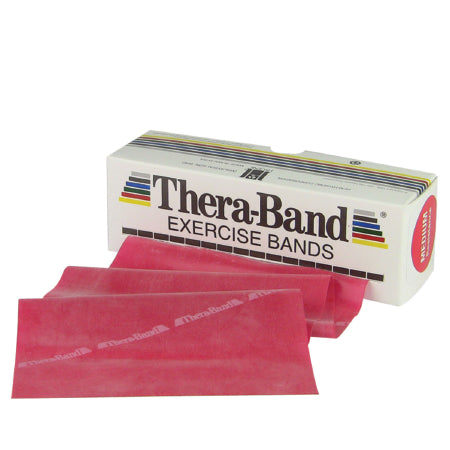 Fabrication Enterprises Thera-Band Exercise Resistance Band Red 6 Yard Light Resistance - 10-1001