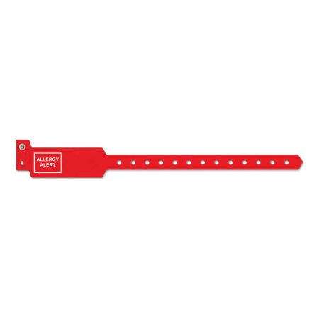 Sentry SuperBand - Identification Wristband Alert Band Permanent Snap Allergy Alert - 5072-16-PDJ