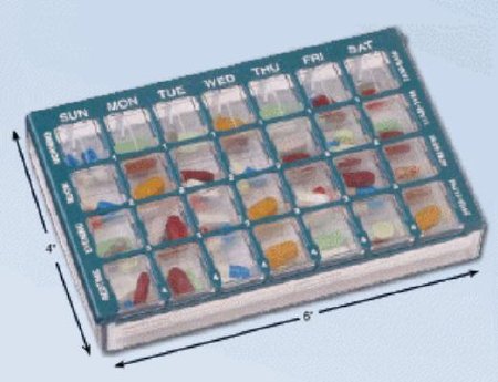 Apothecary Products Pharmadose Pill Organizer 7 Day 4 Dose - 71340